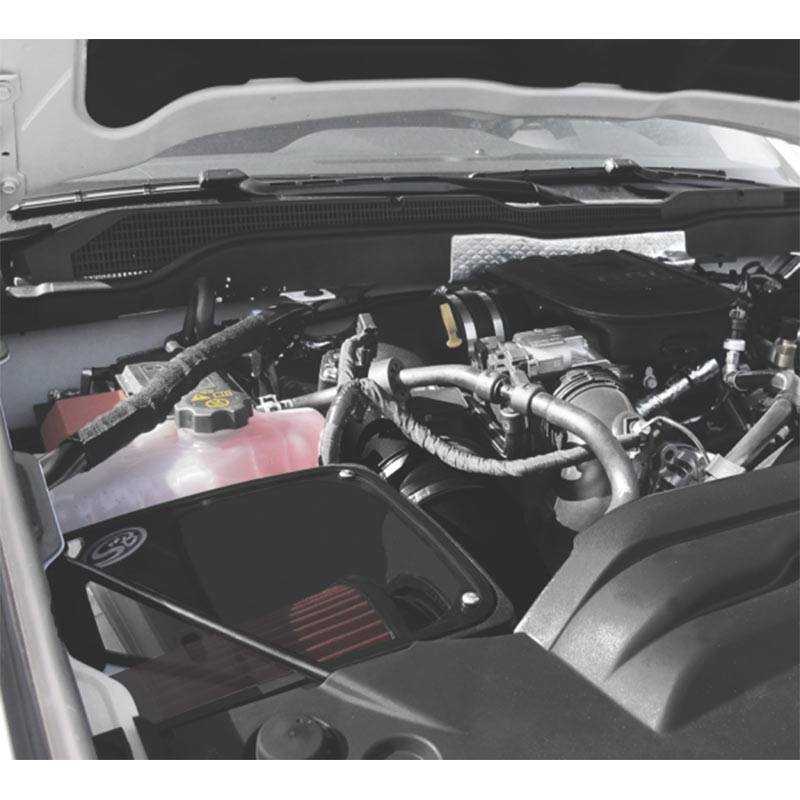 S&B Cold Air Intake For 11-16 Chevrolet Silverado GMC Sierra V8-6.6L LML Duramax Extendable White