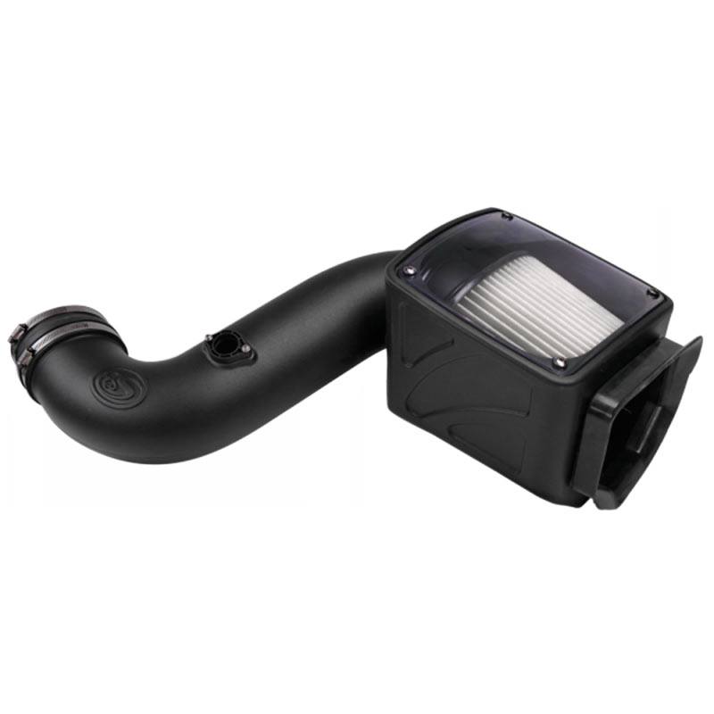 S&B Cold Air Intake For 06-07 Chevrolet Silverado GMC Sierra V8-6.6L LLY-LBZ Duramax Extendable White