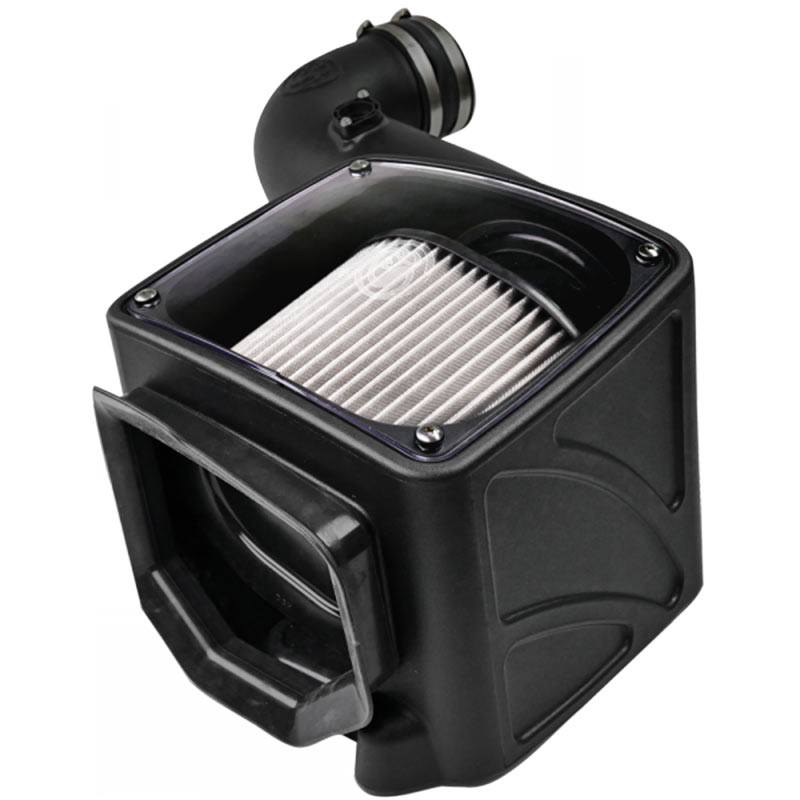 S&B Cold Air Intake For 06-07 Chevrolet Silverado GMC Sierra V8-6.6L LLY-LBZ Duramax Extendable White