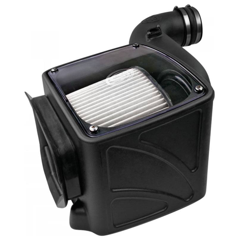 S&B Cold Air Intake For 06-07 Chevrolet Silverado GMC Sierra V8-6.6L LLY-LBZ Duramax Extendable White