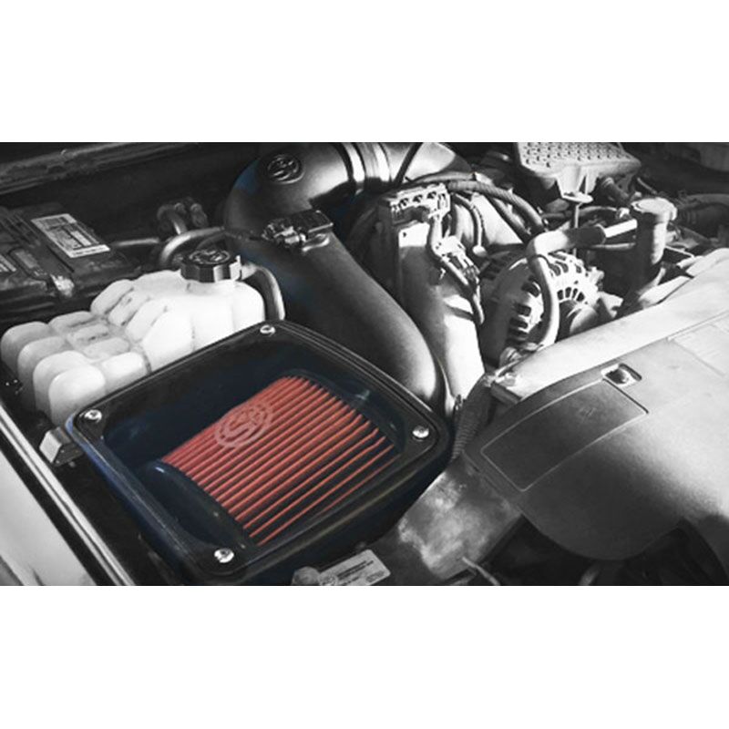 S&B Cold Air Intake For 06-07 Chevrolet Silverado GMC Sierra V8-6.6L LLY-LBZ Duramax Extendable White
