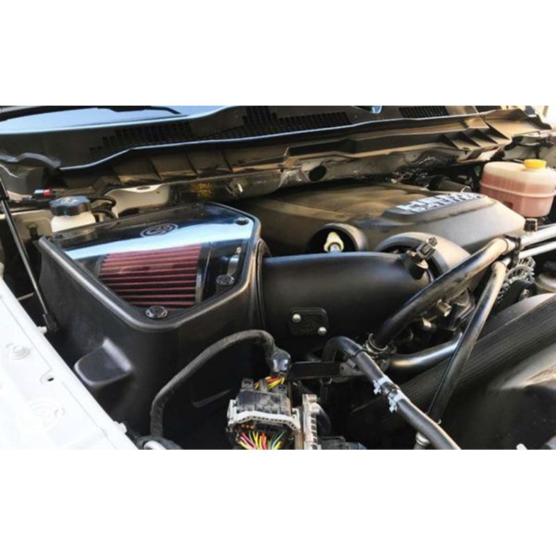 S&B Cold Air Intake For 14-18 Dodge Ram 2500/ 3500 Hemi V8-6.4L Extendable White