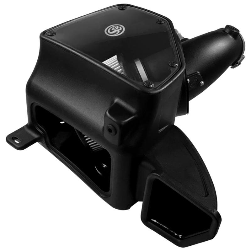 S&B 75-5087D Cold Air Intake For 14-18 Dodge Ram 2500/ 3500 Hemi V8-6.4L Dry Extendable White