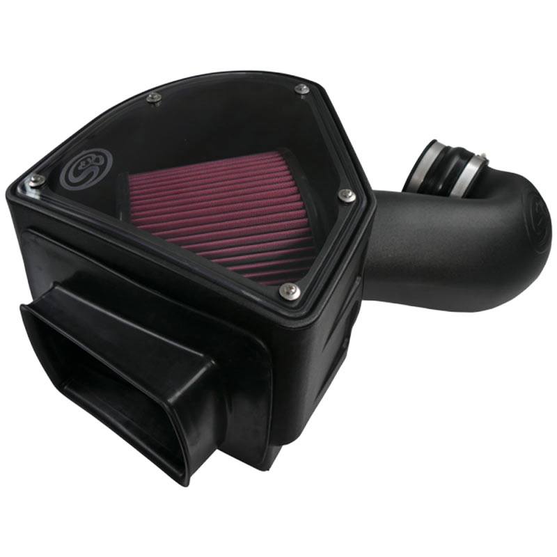 S&B 75-5090 Cold Air Intake For 94-02 Dodge Ram 2500 3500 5.9L Cummins Cotton Cleanable Red