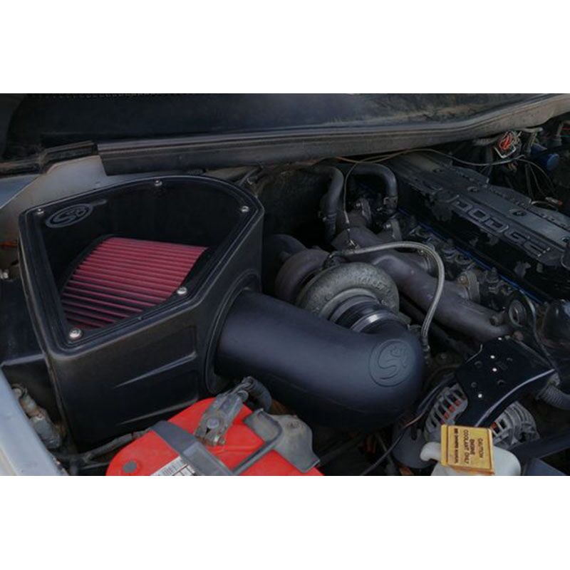 S&B Cold Air Intake For 94-02 Dodge Ram 2500 3500 5.9L Cummins Extendable White