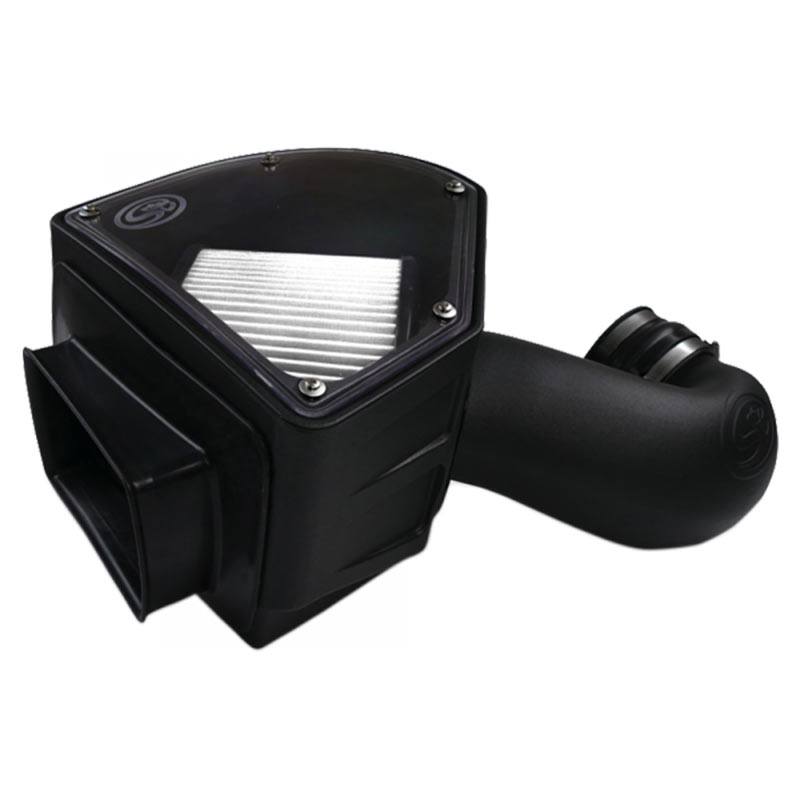 S&B 75-5090D Cold Air Intake For 94-02 Dodge Ram 2500 3500 5.9L Cummins Dry Extendable White