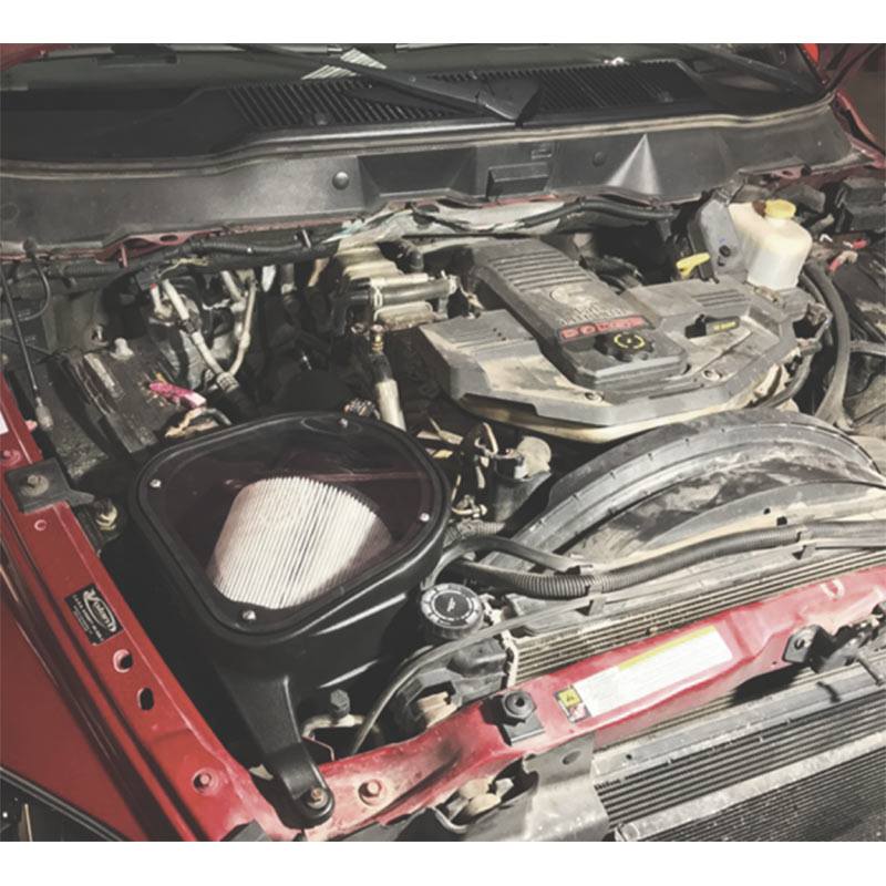 S&B Cold Air Intake For 07-09 Dodge Ram 2500 3500 4500 5500 6.7L Cummins Extendable White