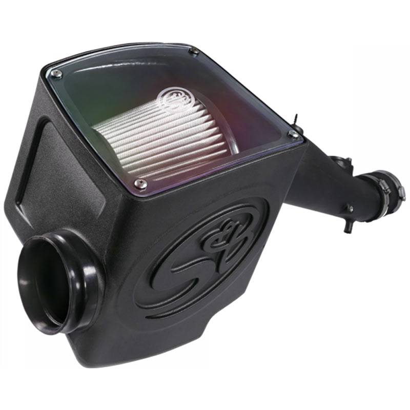 S&B 75-5100D Cold Air Intake For 12-15 Toyota Tacoma 4.0L Dry Dry Extendable White