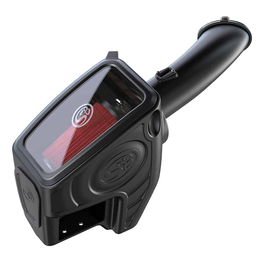 S&B 75-5104 Cold Air Intake For 11-16 Ford F250 F350 V8-6.7L Powerstroke Cotton Cleanable Red