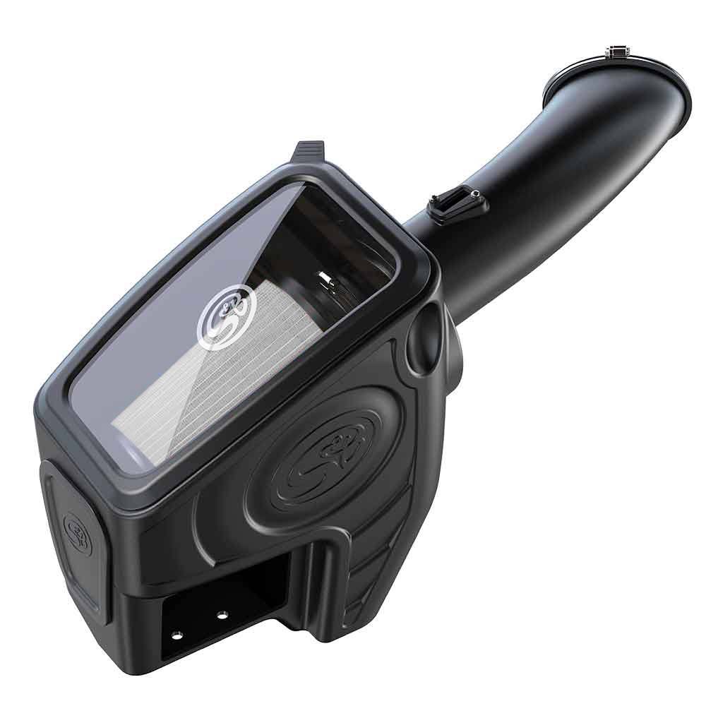 S&B 75-5104D Cold Air Intake For 11-16 Ford F250 F350 V8-6.7L Powerstroke Dry Extendable White