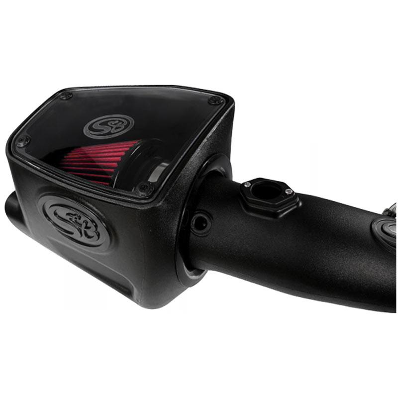 S&B Cold Air Intake For 08-10 Ford F250 F350 V8-6.4L Powerstroke Extendable White