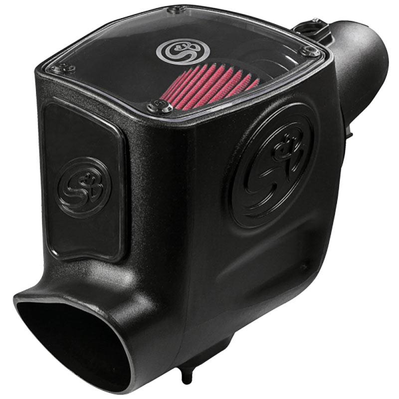 S&B Cold Air Intake For 08-10 Ford F250 F350 V8-6.4L Powerstroke Extendable White