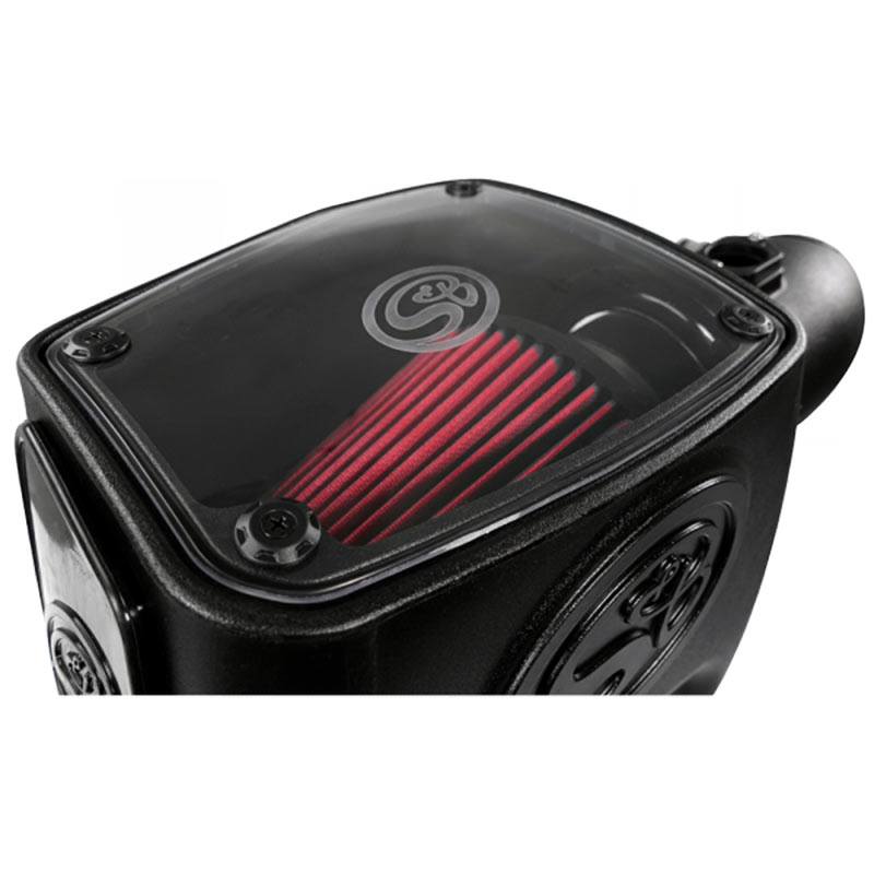 S&B Cold Air Intake For 08-10 Ford F250 F350 V8-6.4L Powerstroke Extendable White