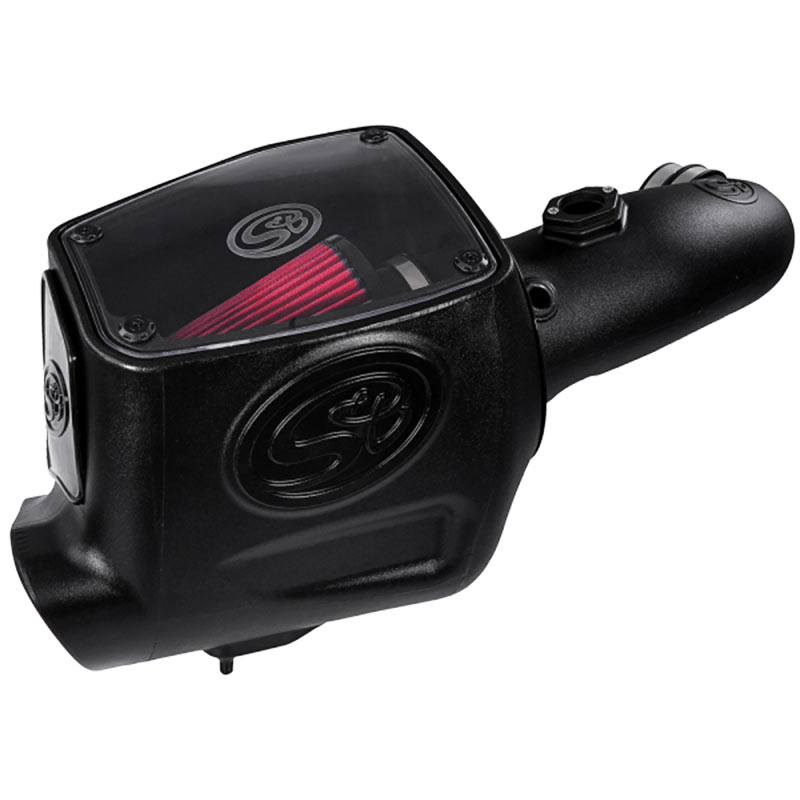 S&B 75-5105 Cold Air Intake For 08-10 Ford F250 F350 V8-6.4L Powerstroke Cotton Cleanable Red