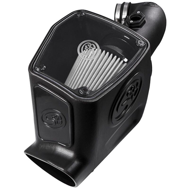 S&B Cold Air Intake For 08-10 Ford F250 F350 V8-6.4L Powerstroke Extendable White