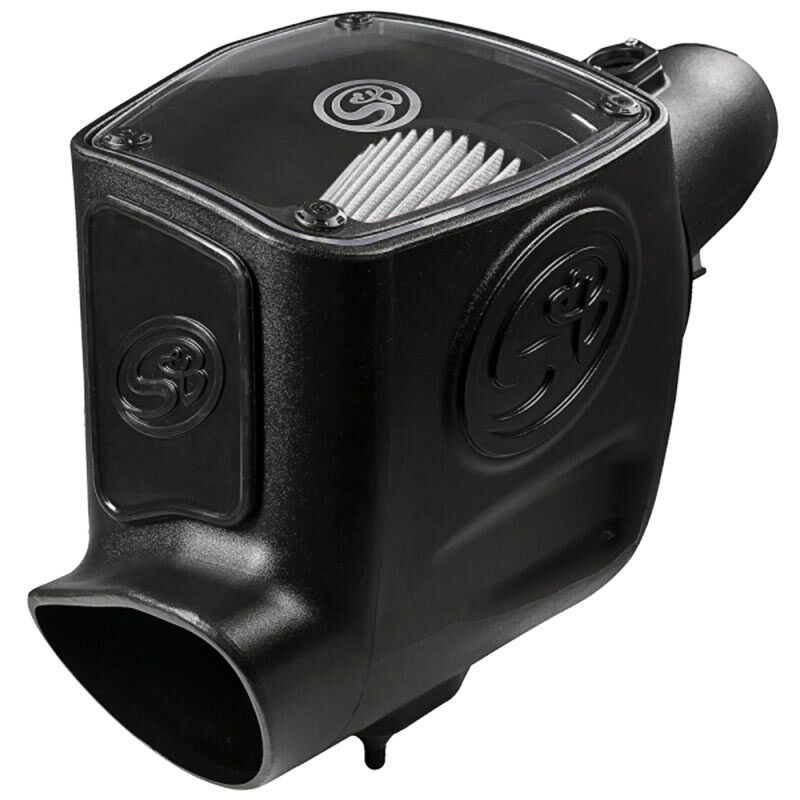 S&B Cold Air Intake For 08-10 Ford F250 F350 V8-6.4L Powerstroke Extendable White