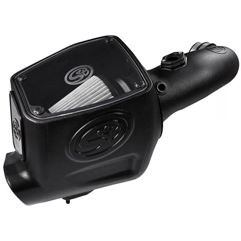 S&B Cold Air Intake For 08-10 Ford F250 F350 V8-6.4L Powerstroke Extendable White
