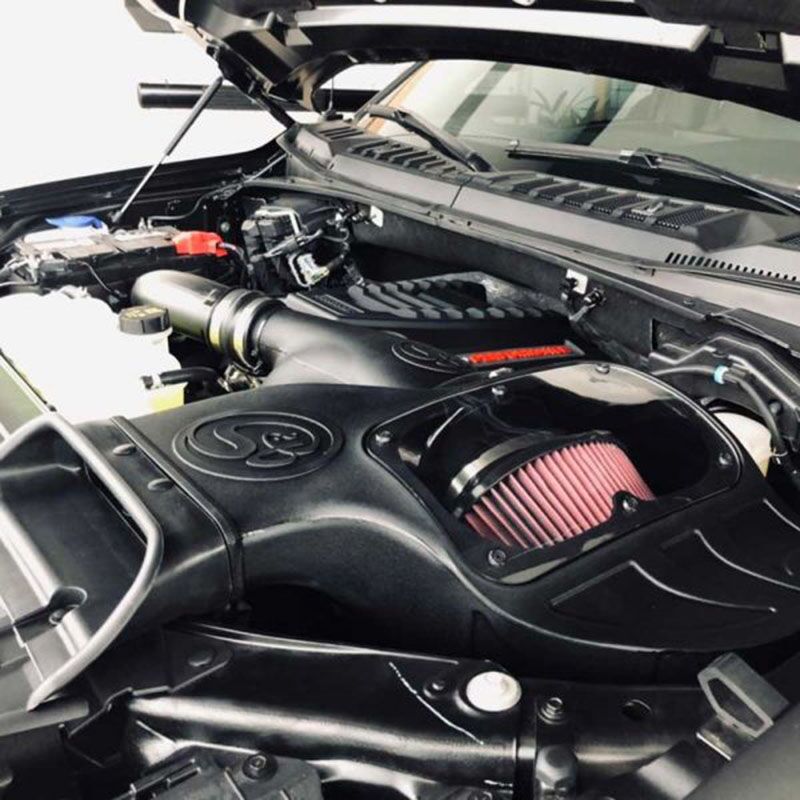 S&B Cold Air Intake For 18-22 Ford F150 Raptor Ecoboost Extendable White