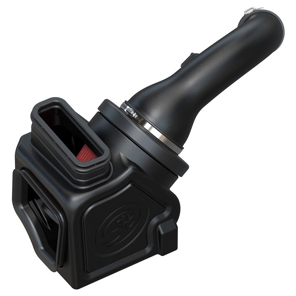 S&B Cold Air Intake For 17-19 Chevrolet Silverado GMC Sierra V8-6.6L L5P Duramax Extendable White