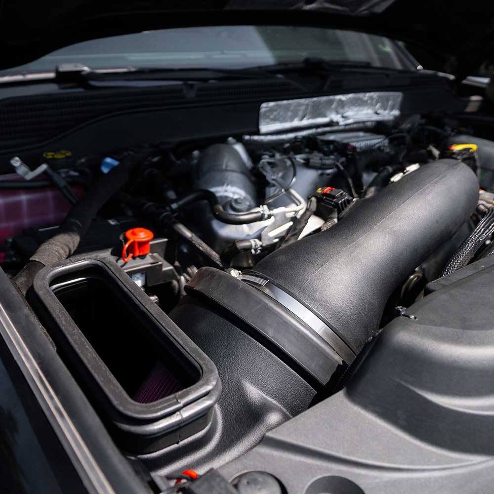 S&B Cold Air Intake For 17-19 Chevrolet Silverado GMC Sierra V8-6.6L L5P Duramax Extendable White