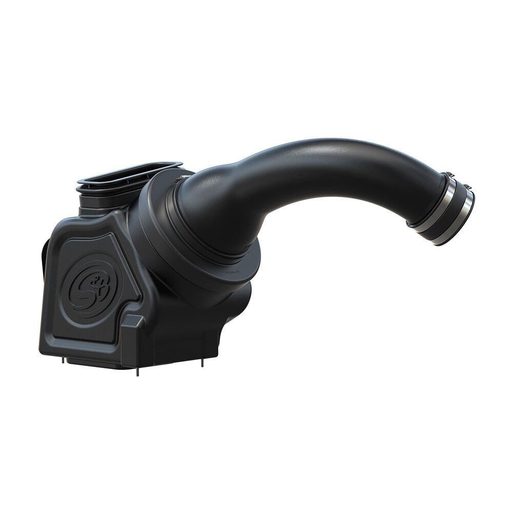 S&B Cold Air Intake For 17-19 Chevrolet Silverado GMC Sierra V8-6.6L L5P Duramax Extendable White