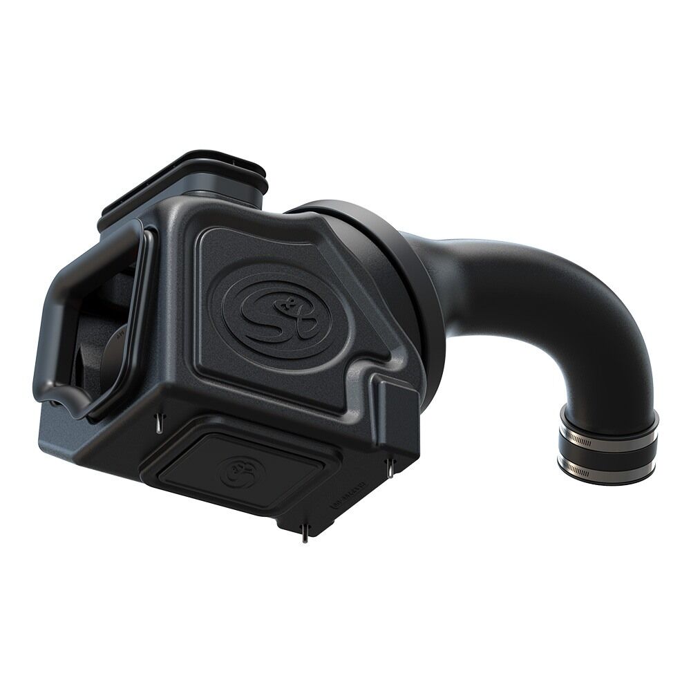 S&B Cold Air Intake For 17-19 Chevrolet Silverado GMC Sierra V8-6.6L L5P Duramax Extendable White