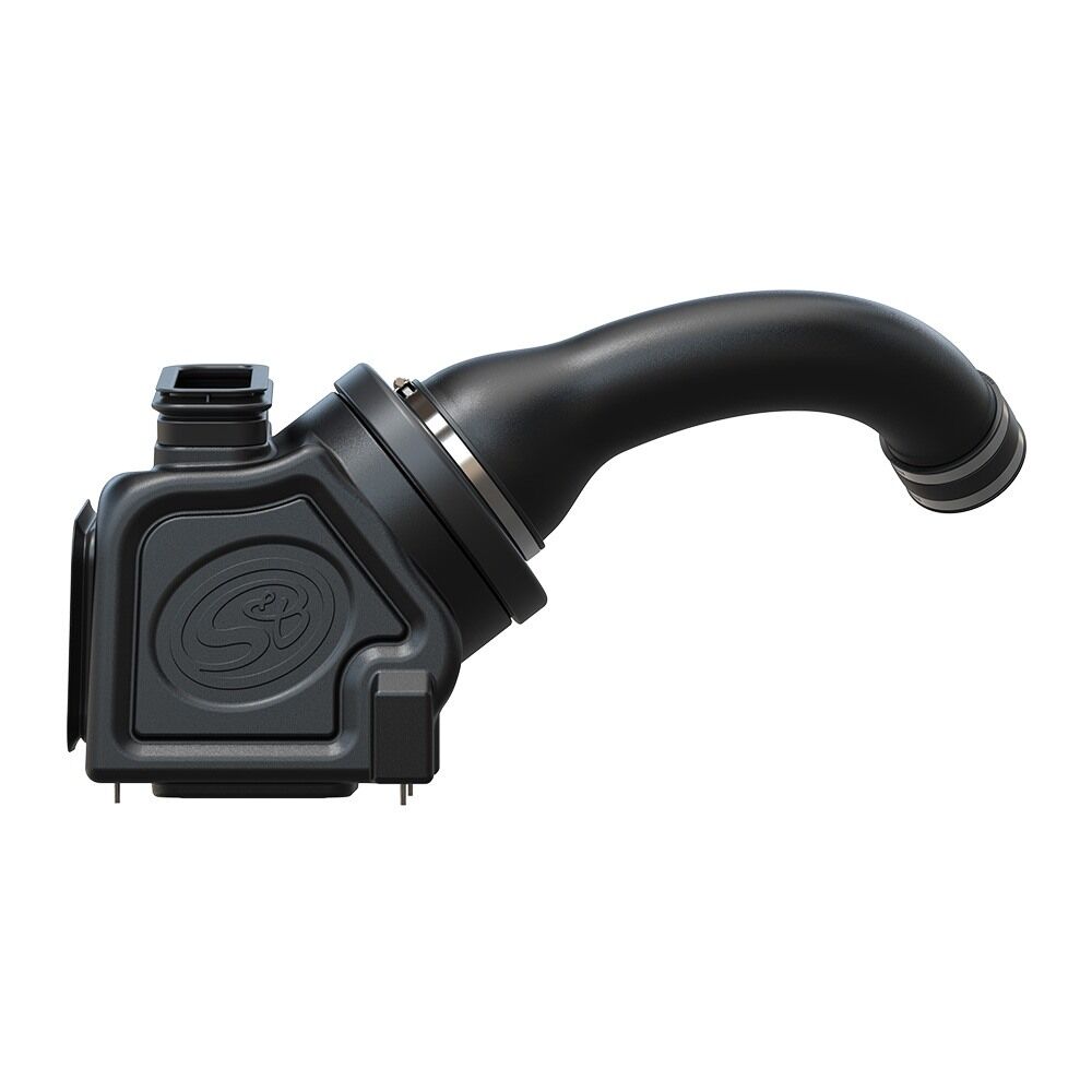 S&B 75-5144D Cold Air Intake For 17-19 Chevrolet Silverado GMC Sierra V8-6.6L L5P Duramax Dry Extendable White