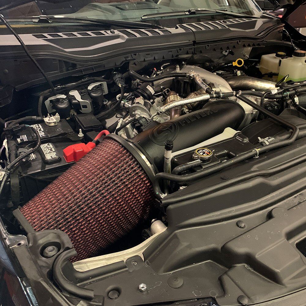 S&B Open Air Intake Cleanable Filter For 2020-21 Ford F250 / F350 V8-6.7L Powerstroke