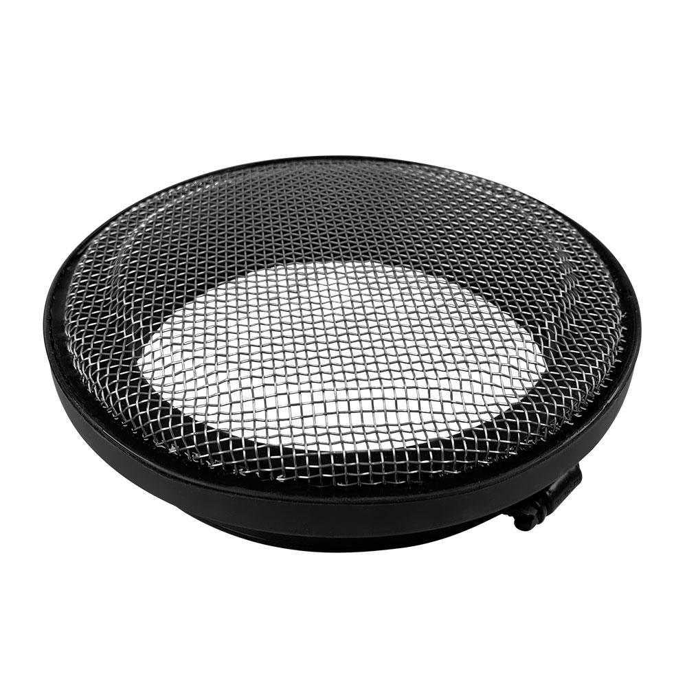 S&B 77-3002 Turbo Screen 6.0 Inch Black Stainless Steel Mesh W/Stainless Steel Clamp