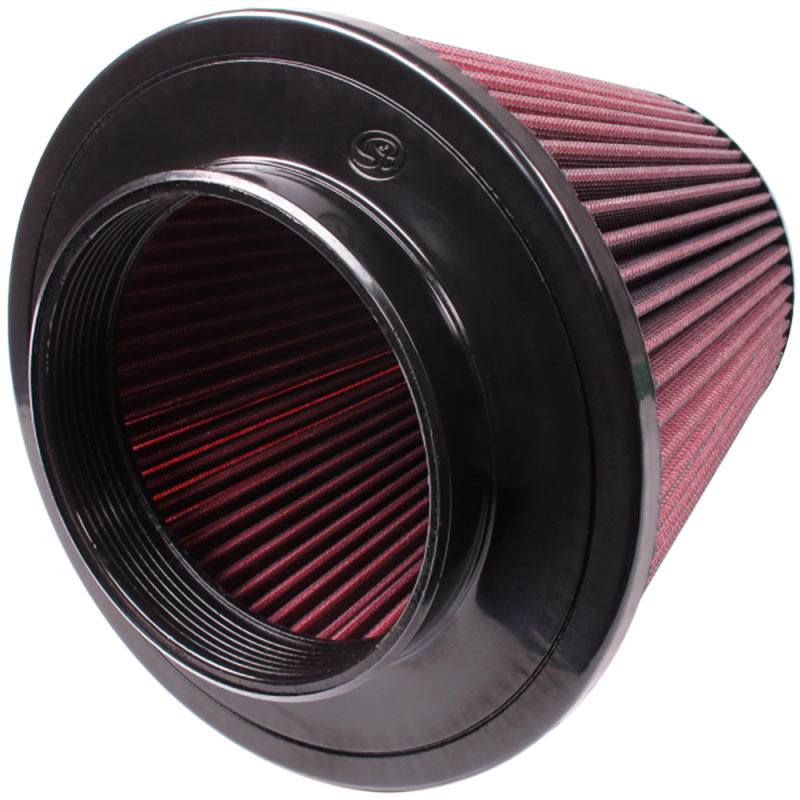 S&B CR-90015 Air Filter for Competitor Intakes AFE XX-90015 Oiled Cotton Cleanable Red