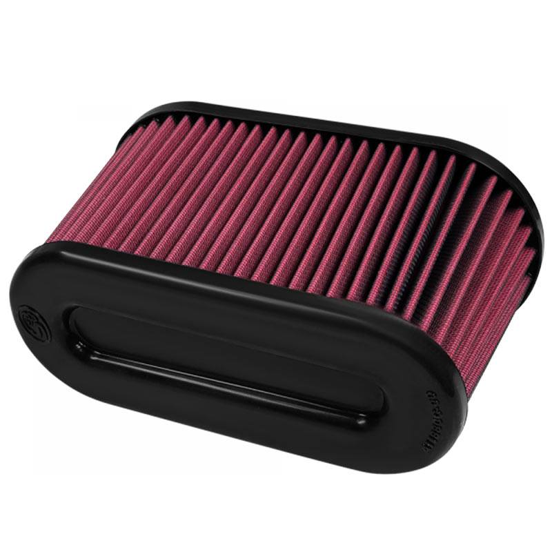 S&B KF-1065 Air Filter For Intake Kits 75-5107 Oiled Cotton Cleanable Red