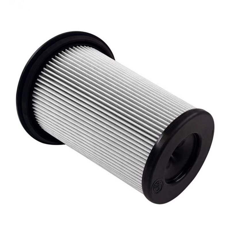 S&B KF-1072D Air Filter For Intake Kit 75-5128D Dry Extendable White