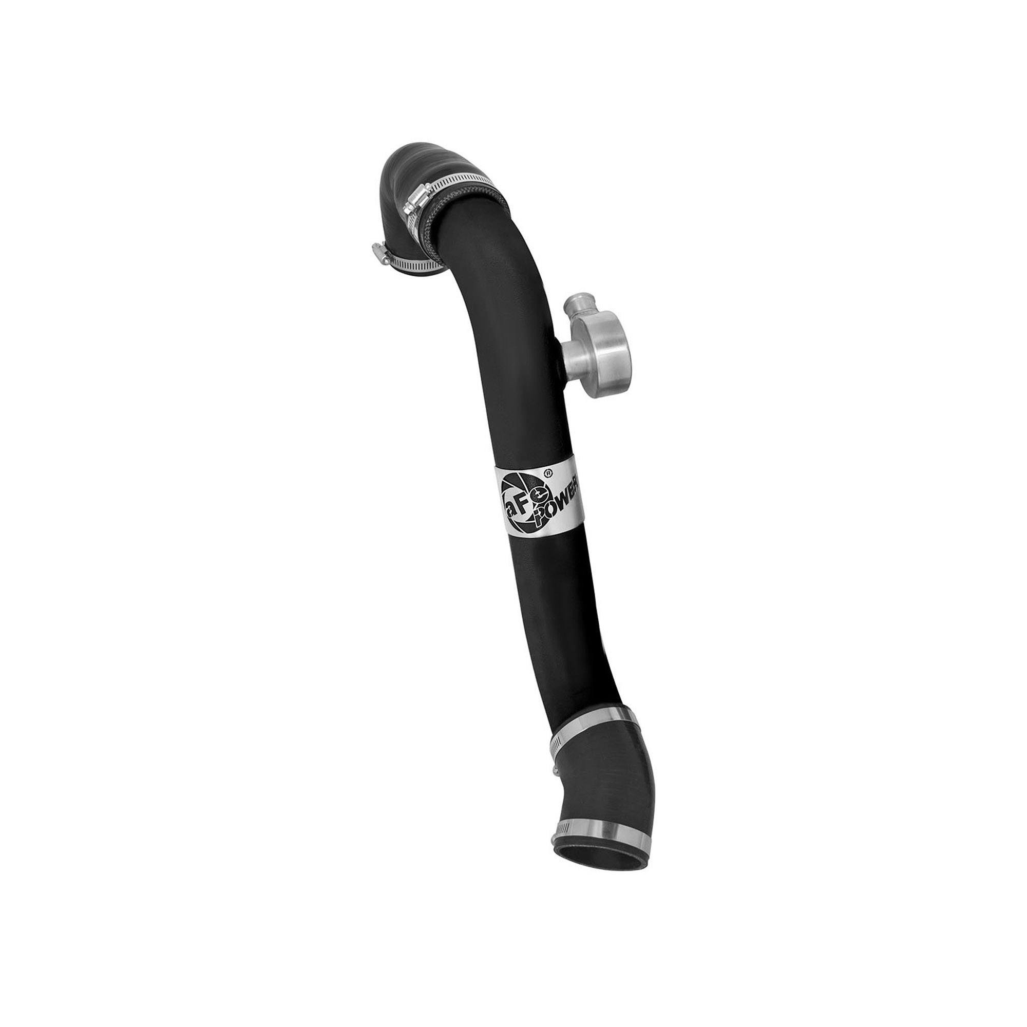 BladeRunner 2-1/2 IN Aluminum Hot Charge Pipe Black Ford Mustang 15-23 L4-2.3L (t)