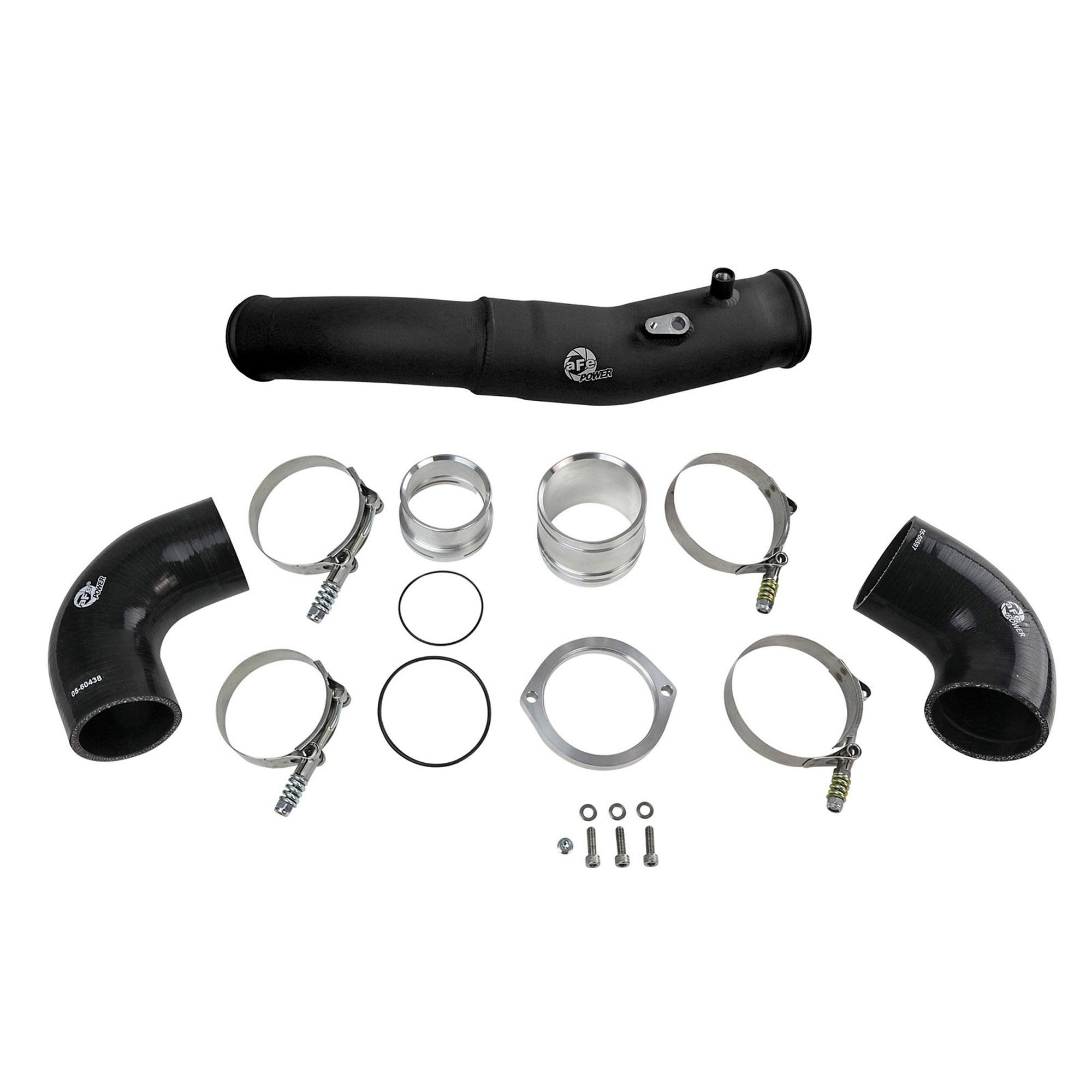 BladeRunner 2-1/2 IN Aluminum Hot Charge Pipe Black Toyota GR Supra (A90) 20-23 L6-3.0L (t)