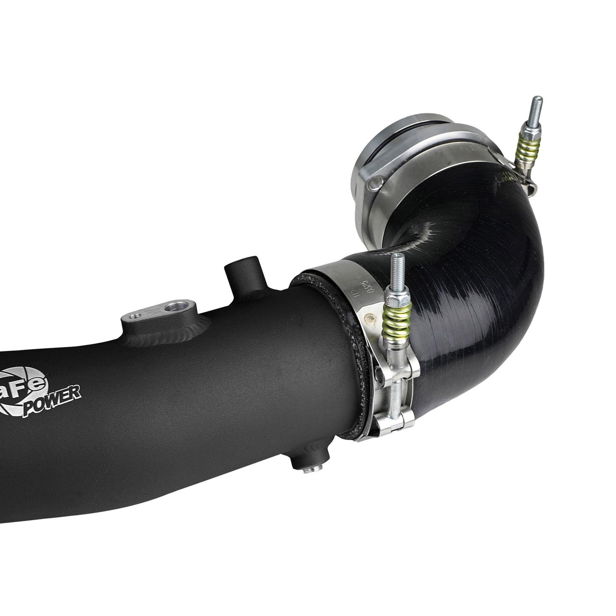 BladeRunner 2-1/2 IN Aluminum Hot Charge Pipe Black Toyota GR Supra (A90) 20-23 L6-3.0L (t)