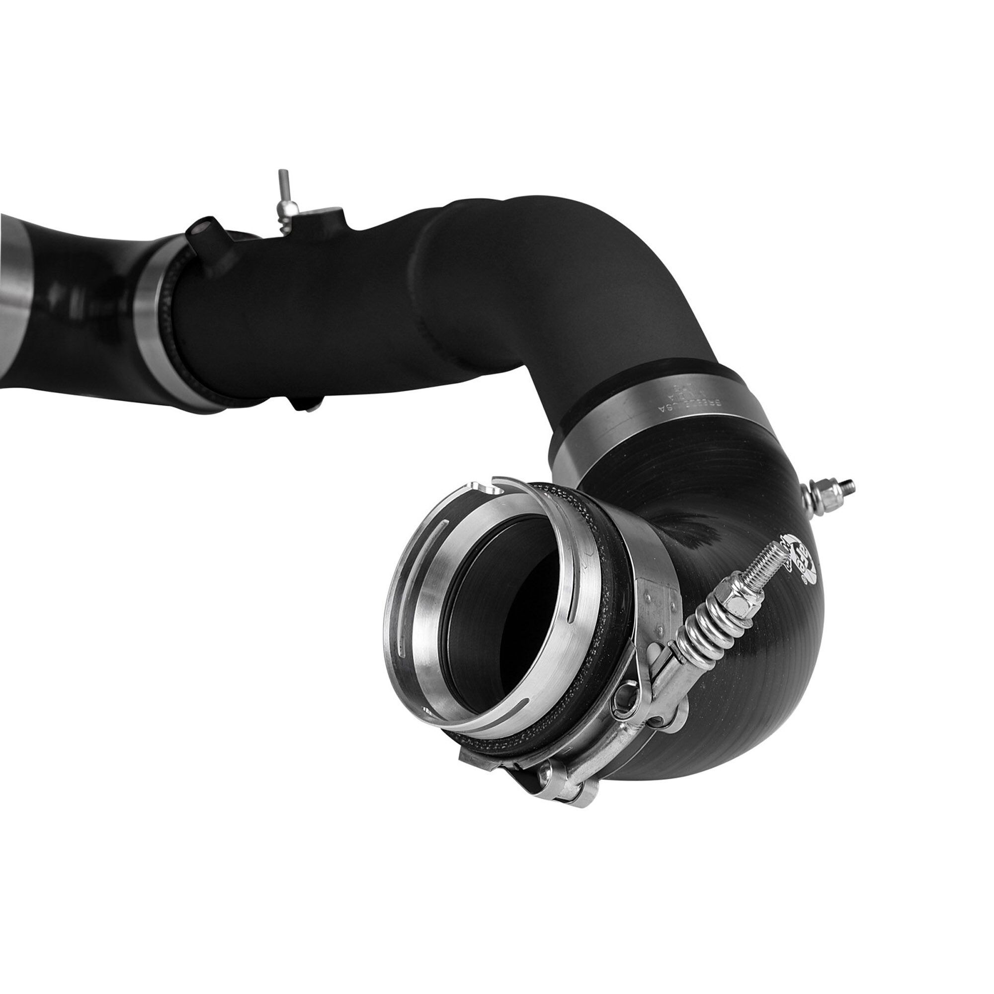 BladeRunner 2-1/2 IN Aluminum Hot Charge Pipe Black Toyota GR Supra (A90) 20-23 L6-3.0L (t)