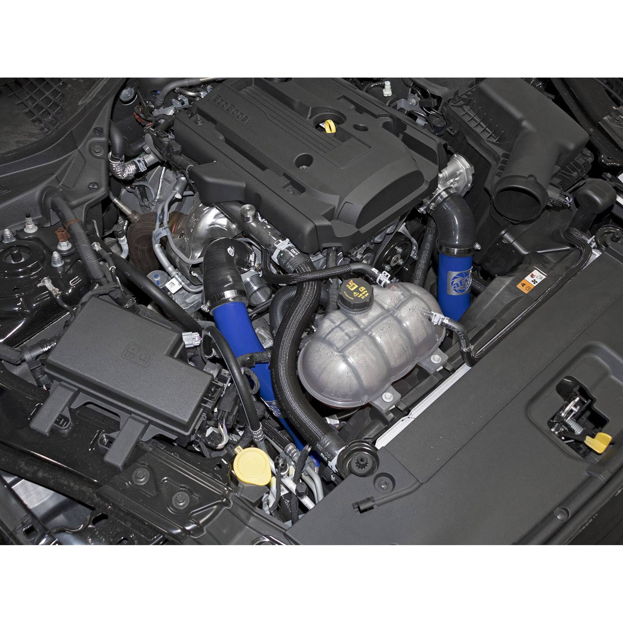 BladeRunner 2-1/2 IN Aluminum Hot Charge Pipe Blue Ford Mustang 15-23 L4-2.3L (t)