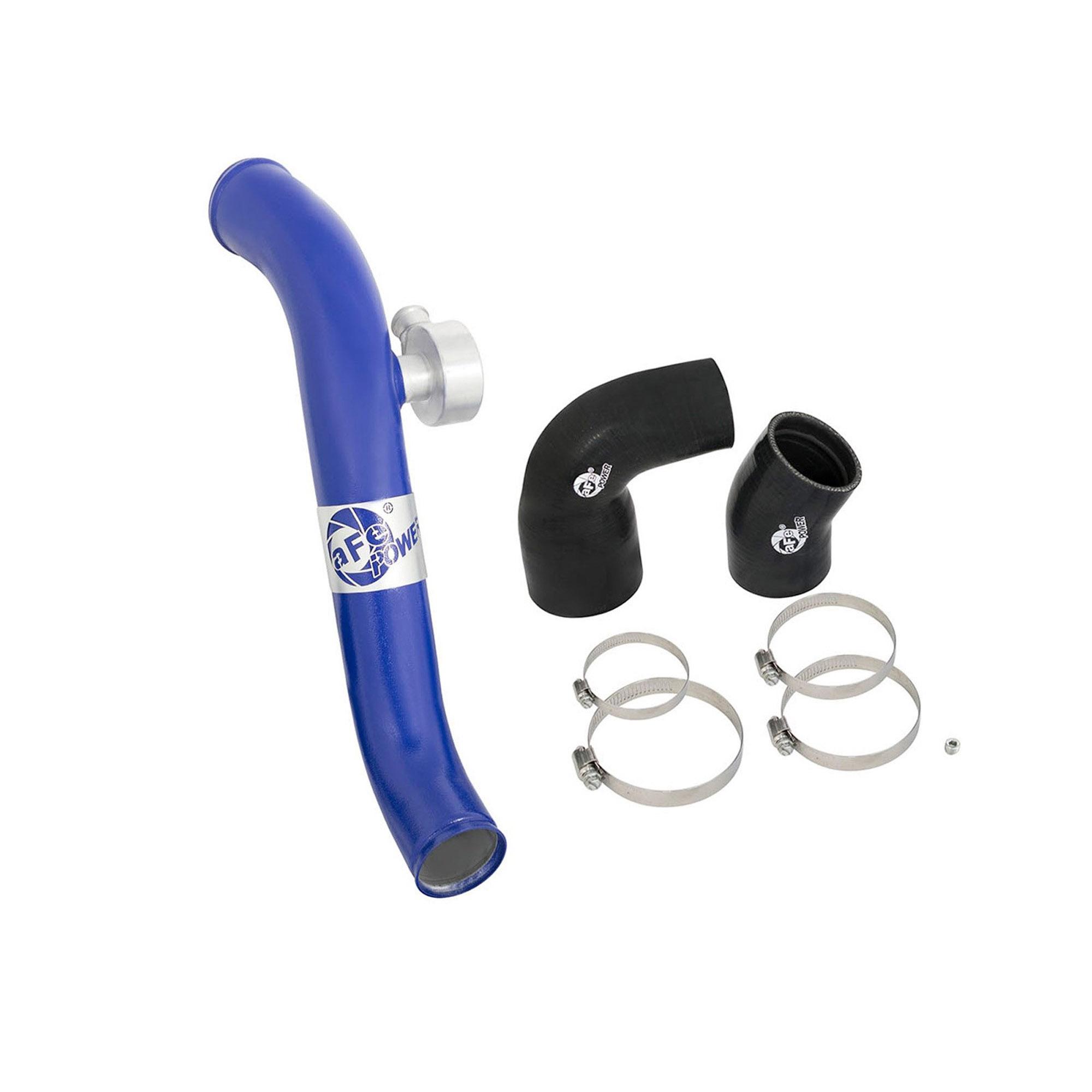 BladeRunner 2-1/2 IN Aluminum Hot Charge Pipe Blue Ford Mustang 15-23 L4-2.3L (t)