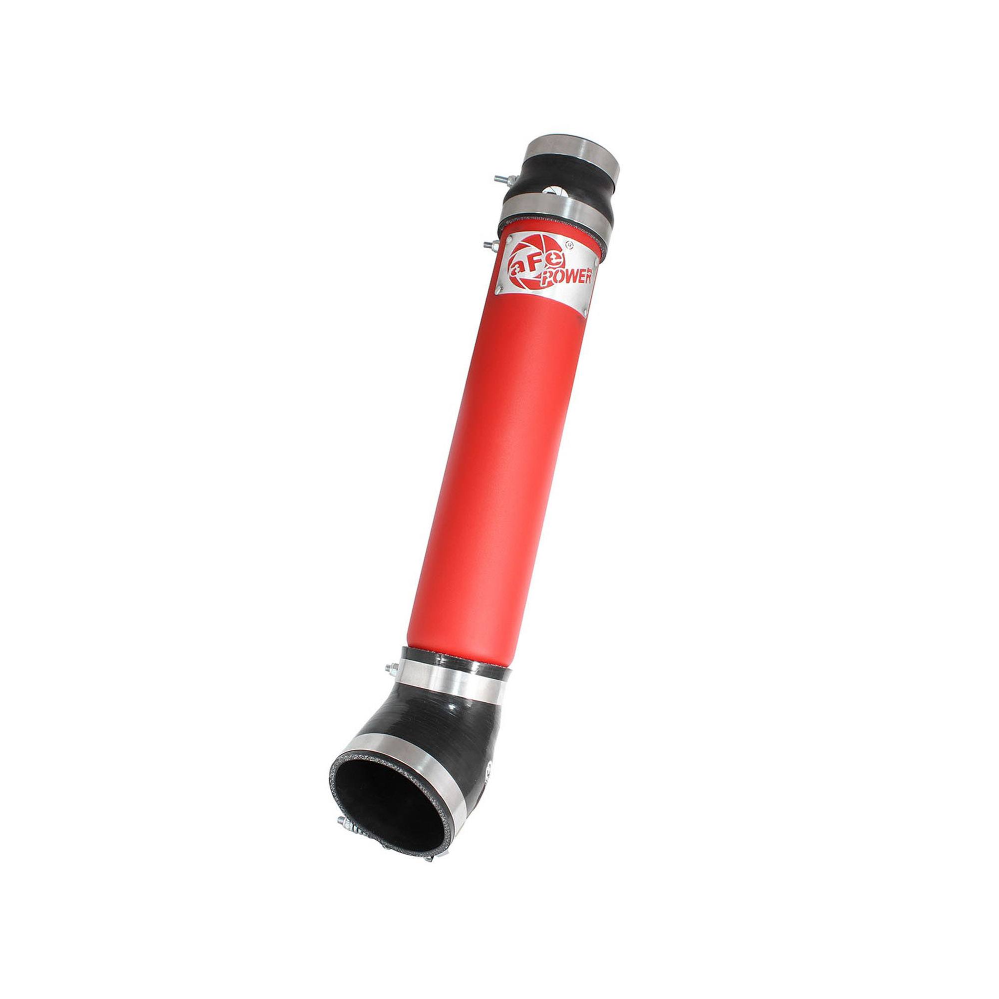BladeRunner 3-1/2 IN Aluminum Cold Charge Pipe Red Dodge Diesel Trucks 94-02 L6-5.9L (td)
