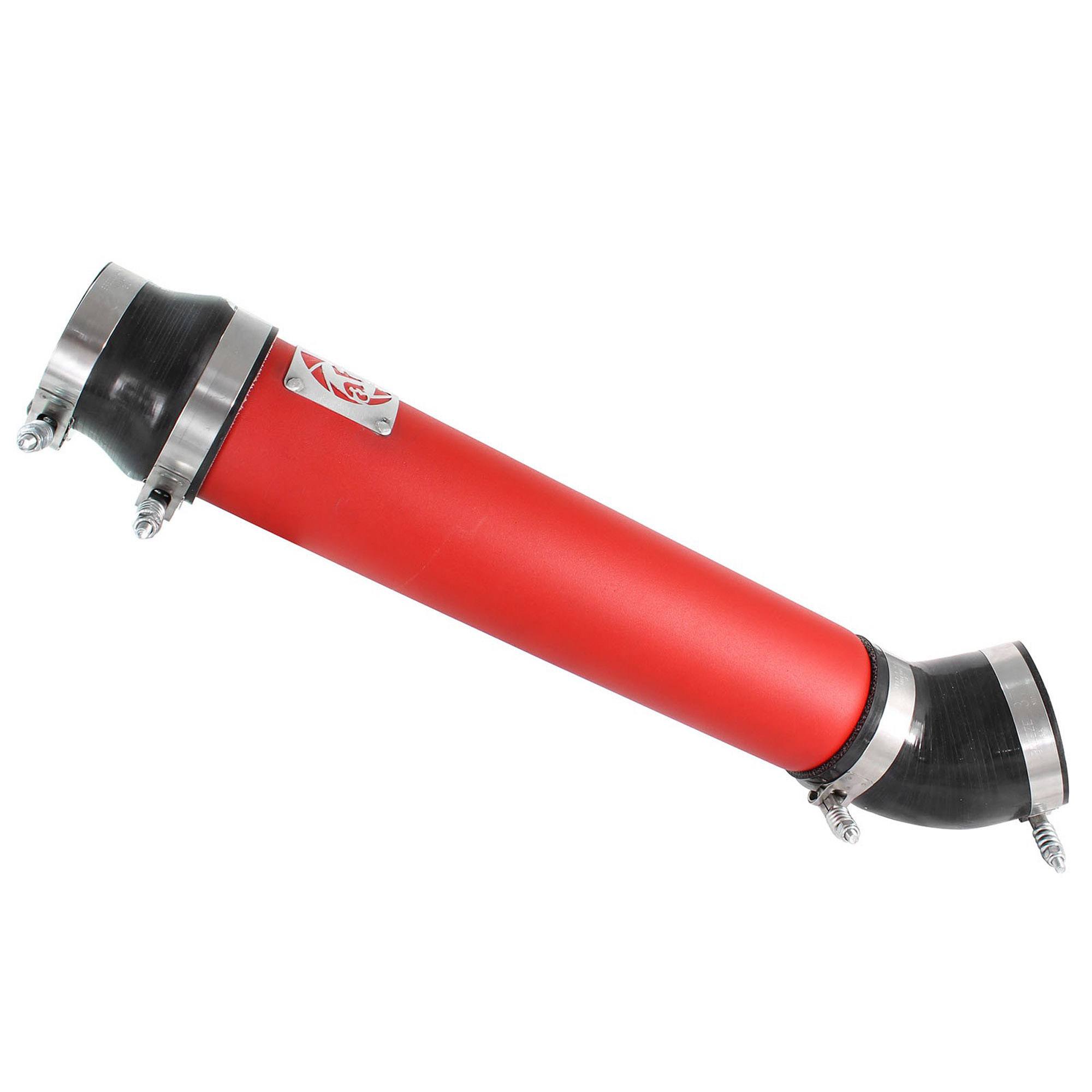 BladeRunner 3-1/2 IN Aluminum Cold Charge Pipe Red Dodge Diesel Trucks 94-02 L6-5.9L (td)