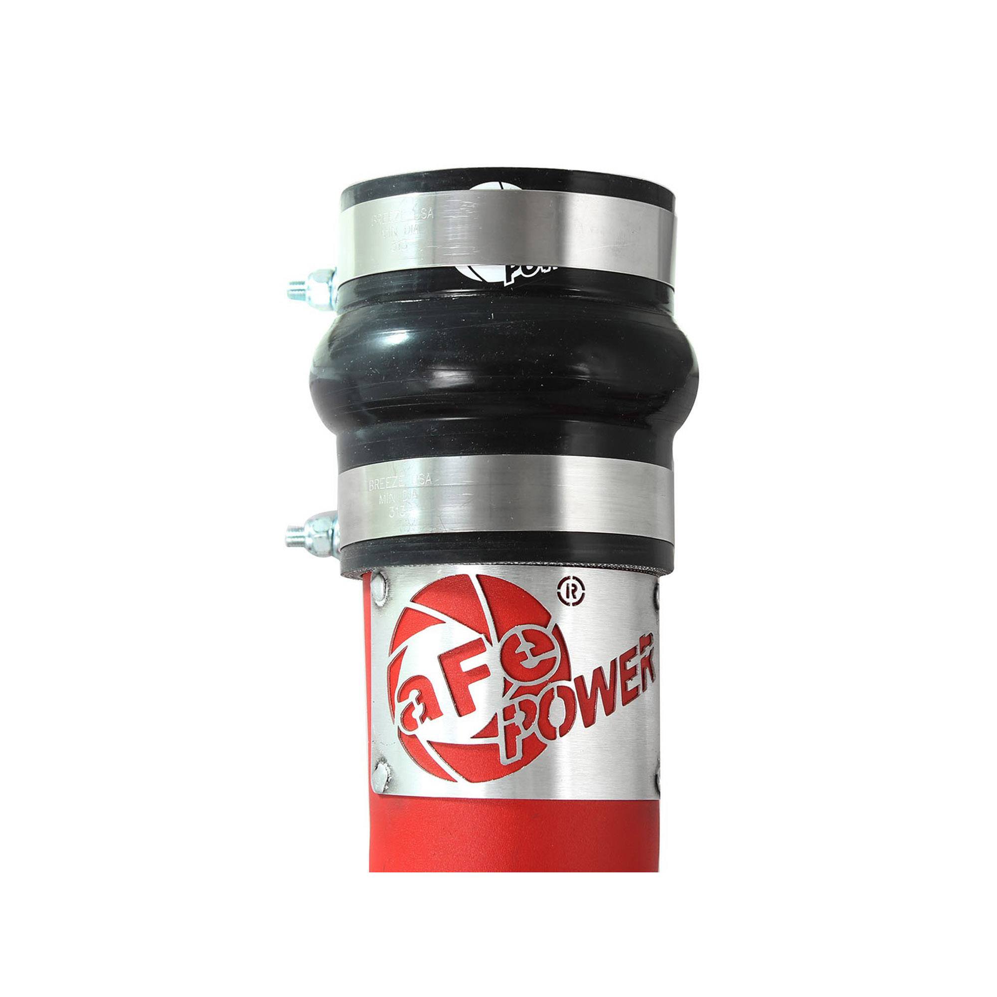 BladeRunner 3-1/2 IN Aluminum Cold Charge Pipe Red Dodge Diesel Trucks 94-02 L6-5.9L (td)