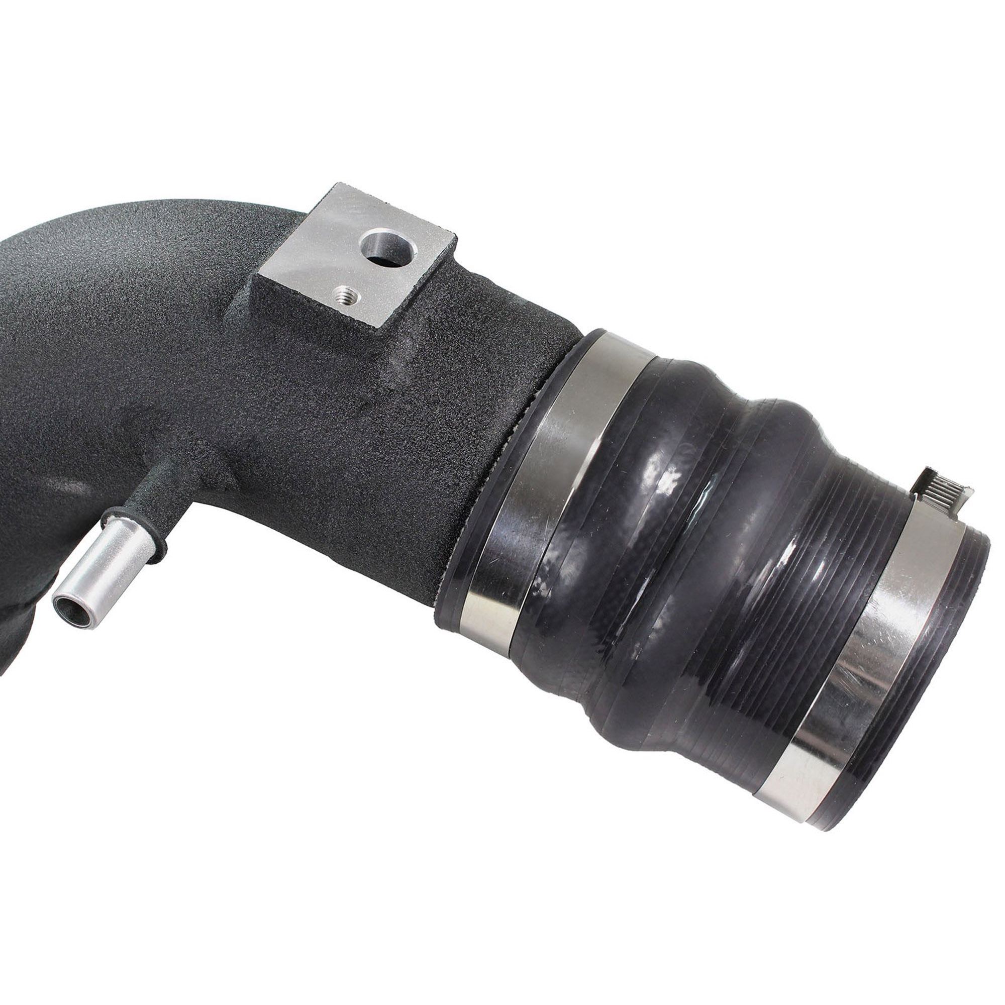 BladeRunner 3 IN Aluminum Cold Charge Pipe Black Ford F-150 15-19 V6-2.7L (tt)