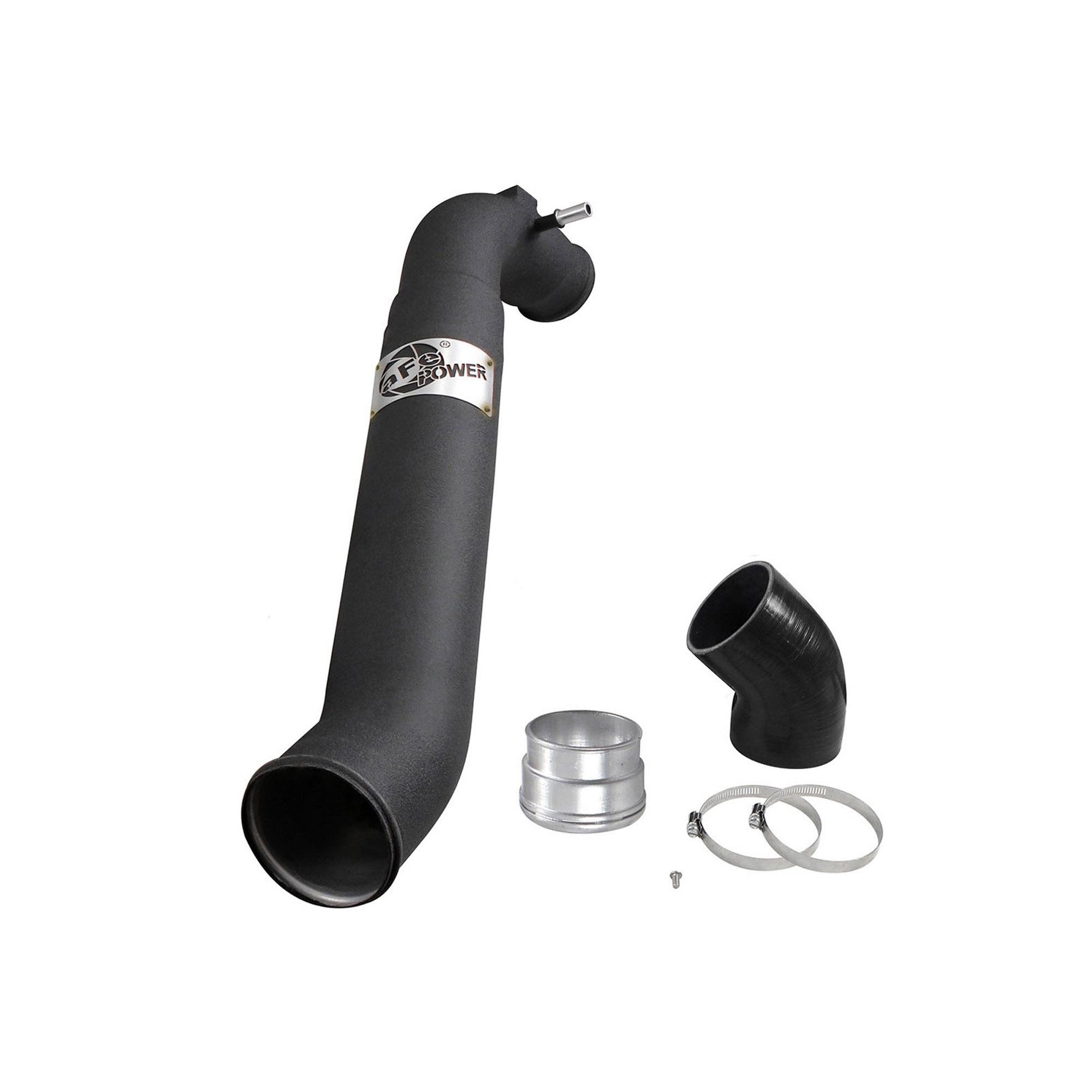 BladeRunner 3 IN Aluminum Cold Charge Pipe Black Ford F-150 15-19 V6-2.7L (tt)