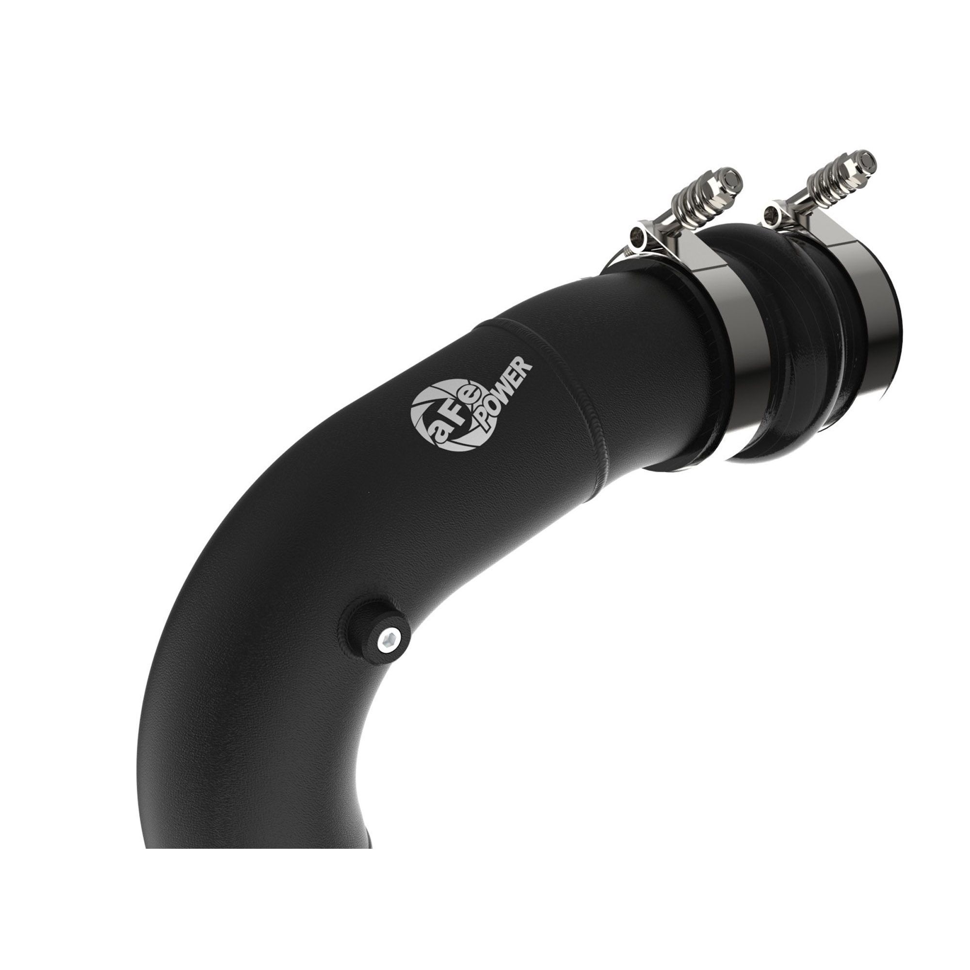 BladeRunner 3 IN Aluminum Hot and Cold Charge Pipe Kit Black Ford Diesel Trucks 08-10 V8-6.4L (td)