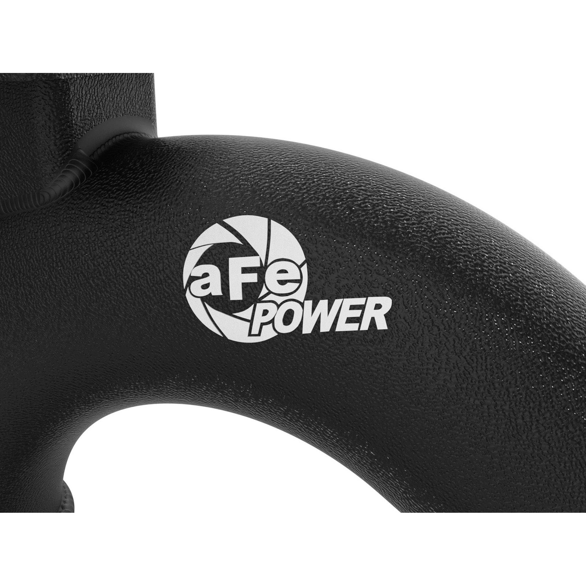 BladeRunner 3 IN Aluminum Hot and Cold Charge Pipe Kit Black Kia Stinger 18-23 V6-3.3L (tt)