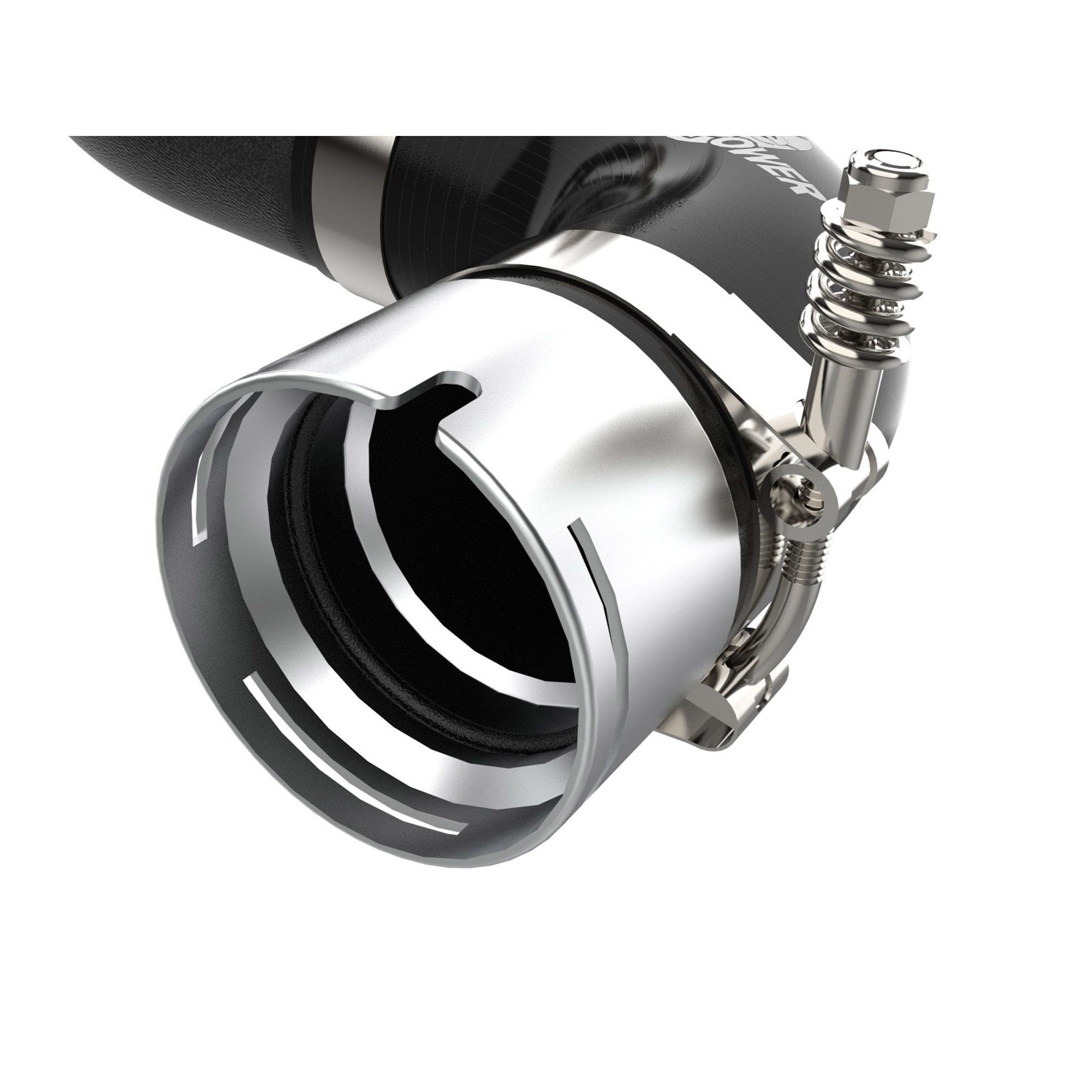 BladeRunner 3 IN Aluminum Hot and Cold Charge Pipe Kit Black Kia Stinger 18-23 V6-3.3L (tt)