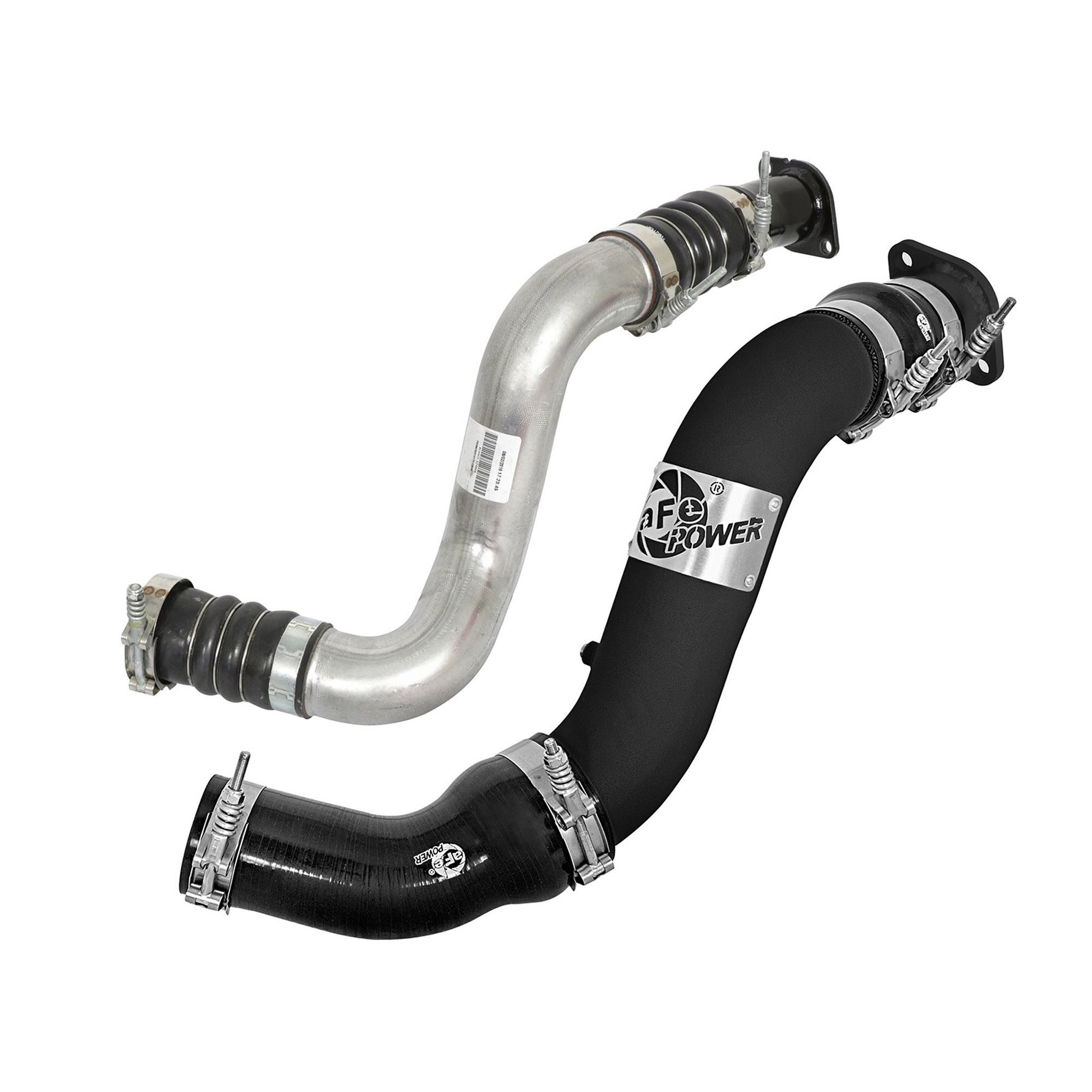 BladeRunner 3 IN Aluminum Hot and Cold Charge Pipe Kit Black Nissan Titan XD 16-19 V8-5.0L (td)