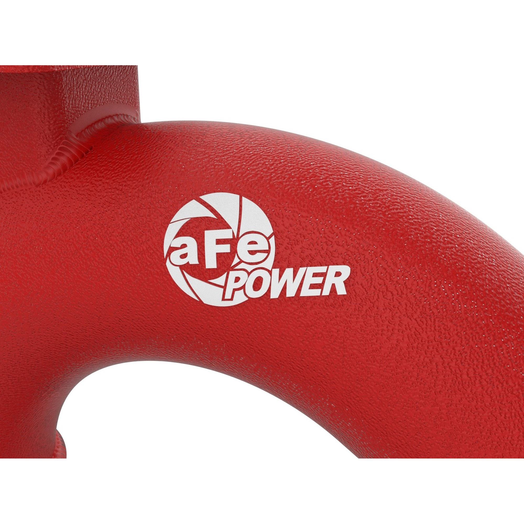 BladeRunner 3 IN Aluminum Hot and Cold Charge Pipe Kit Red Kia Stinger 18-23 V6-3.3L (tt)