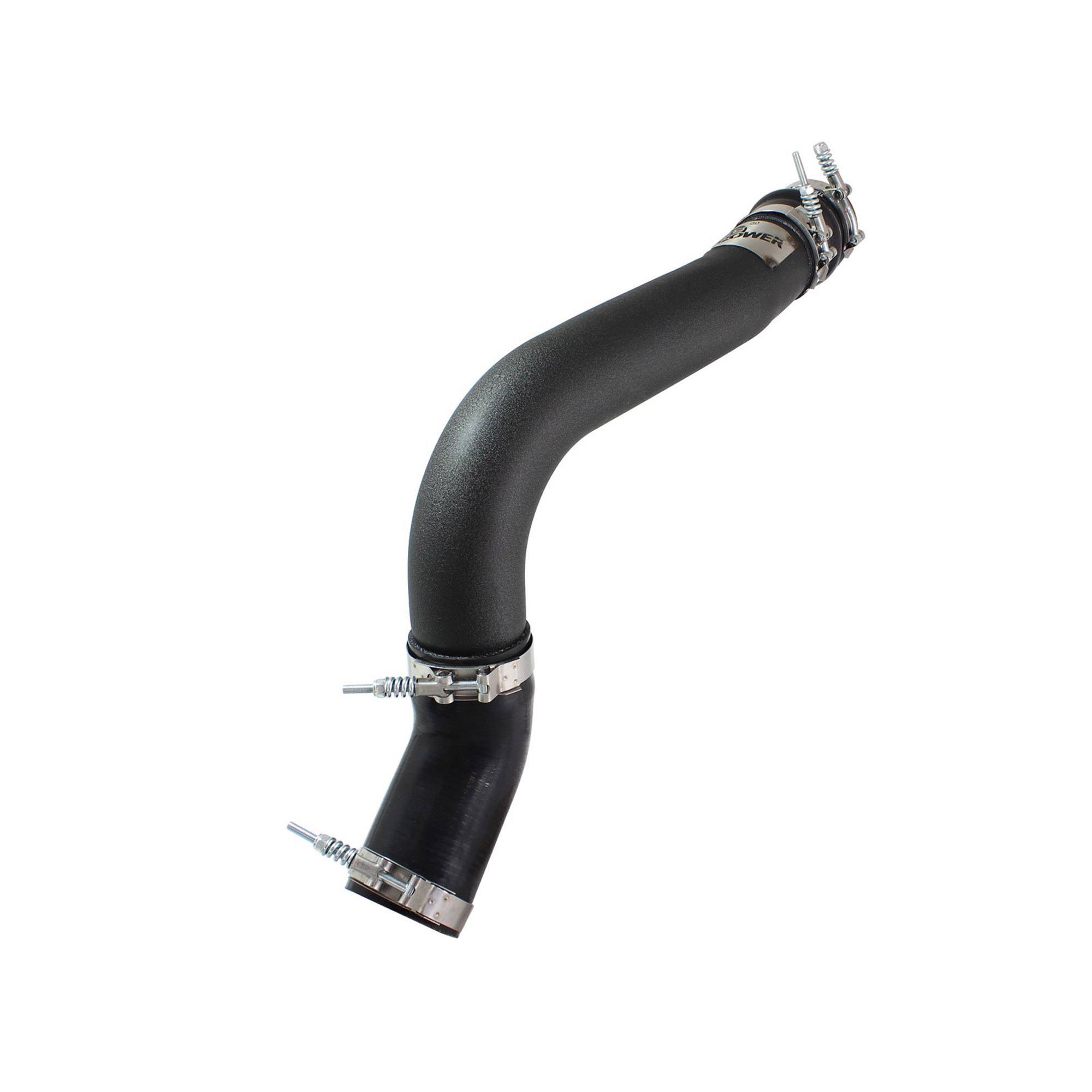 BladeRunner 3 IN Aluminum Hot Charge Pipe Black Dodge RAM Diesel Trucks 13-18 L6-6.7L (td)