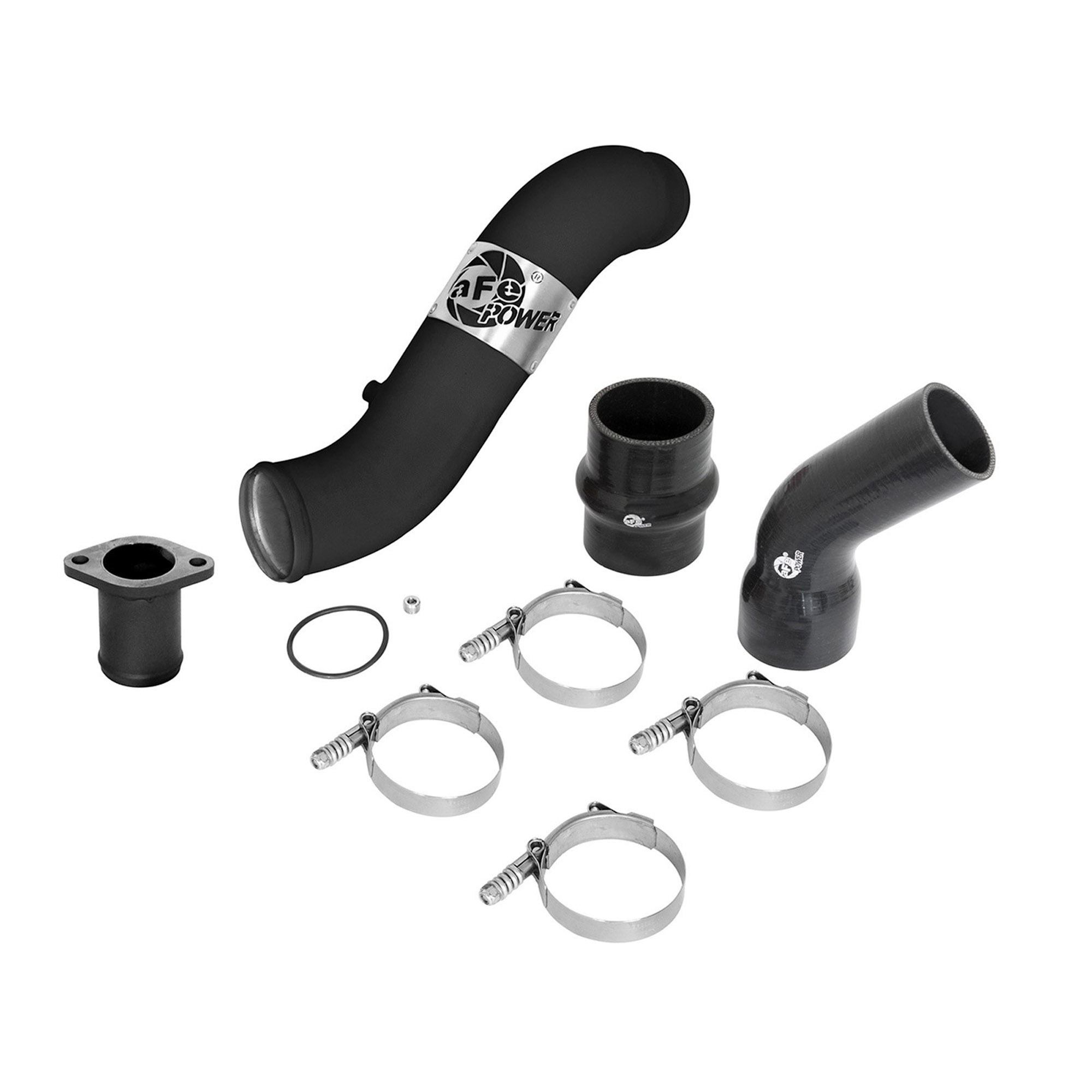 BladeRunner 3 IN Aluminum Hot Charge Pipe Black Nissan Titan XD 16-19 V8-5.0L (td)